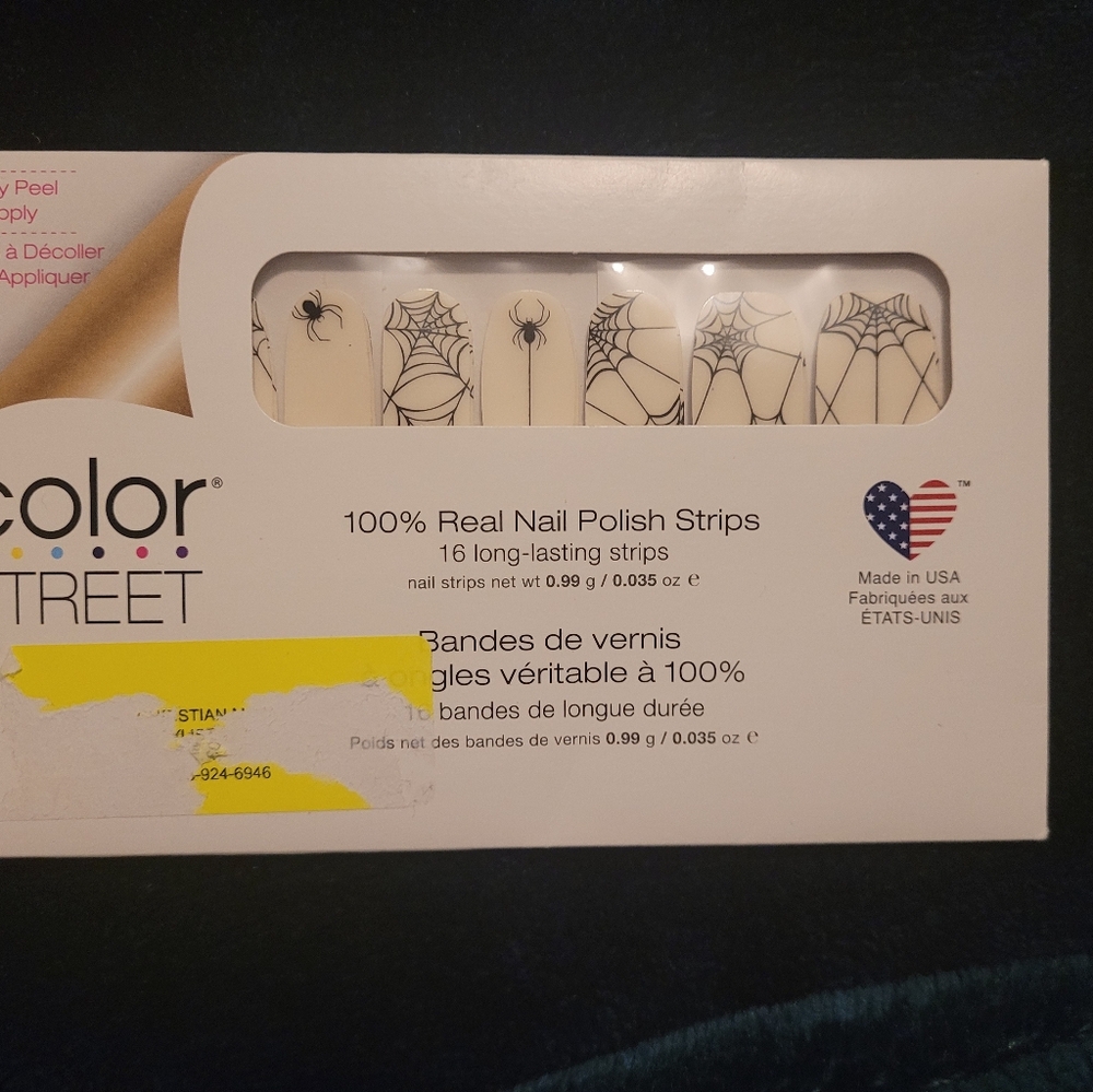 Color Street Halloween Web Nail Strips